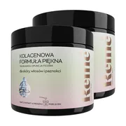 Zestaw 2 x Reme Kolagenowa Formuła Piękna, proszek, smak truskawka - opuncja figowa, 150 g