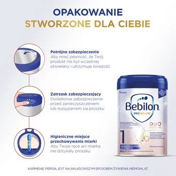 Bebilon PROfutura DUOBIOTIK 1, mleko początkowe od urodzenia, proszek, 800 g