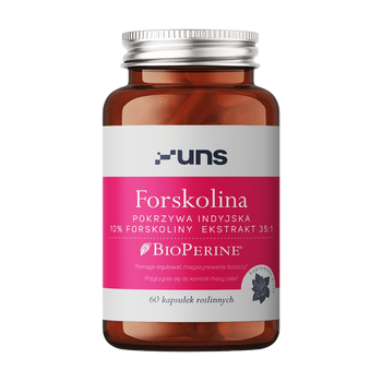 Uns Forskolina + Bioperine, kapsułki, 60 szt.