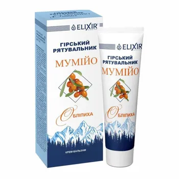 Elixir, Górski Ratownik, krem-balsam z mumio i olejem z rokitnika, 75 ml