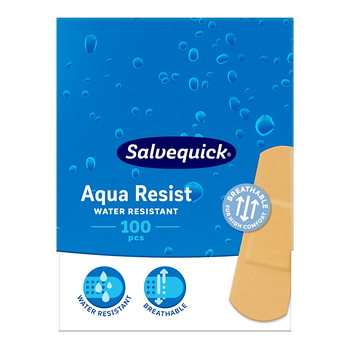 Salvequick, plastry duże, wodoodporne, 100 szt.