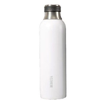 Brita, sodaTrio, butelka ze stali nierdzewnej 0,9l, biała, 1 szt.