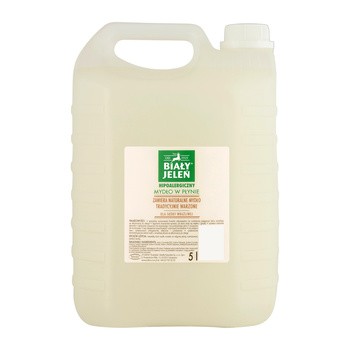 Biały Jeleń, hipoalergiczne mydło w płynie, 5000 ml