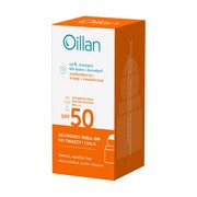 Oillan Sun, ochronny roll-on przeciwsłoneczny do twarzy i ciała SPF50, 50 ml