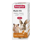 Beaphar Multi-Vit + Witamina C, preparat witaminowy dla gryzoni, krople, 20 ml