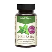 Avet Herbs Melisa B12, kapsułki, 30 szt.