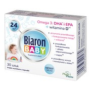 Biaron Baby 24 m+, krople wyciskane z kapsułki (twist-off), 30 szt.