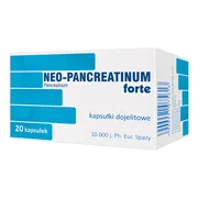 Neo-Pancreatinum forte, 10000 j., kapsułki dojelitowe, 20 szt.
