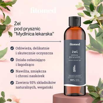 Fitomed, żel pod prysznic "Mydlnica lekarska", 250 g