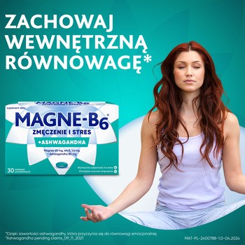 Magne-B6 Zmęczenie i stres, tabletki powlekane, 30 szt.
