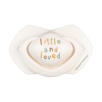 Canpol Babies, smoczek silikonowy Light touch 6-18 m symetryczny Goose, 2 szt.