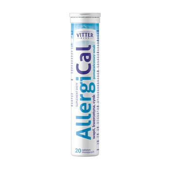 Vitter Blue AllergiCal, tabletki musujące, 20 szt.