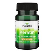 Swanson Keratin, kapsułki, 60 szt.