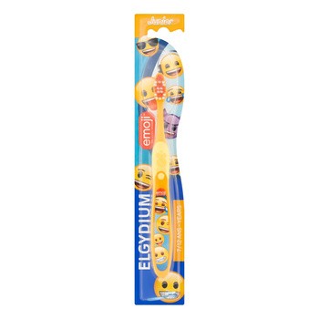 Elgydium Emoji Junior, szczoteczka do zębów dla dzieci 7-12 lat, 1 szt.
