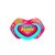Canpol Babies, smoczek silikonowy, symetryczny, Neon Love, 0-6 m, pink, 2 szt.