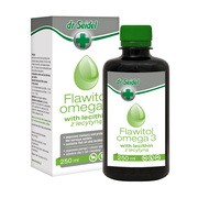 Dr Seidel Flawitol Omega 3 z lecytyną, preparat na odporność dla psów i kotów, 250 ml