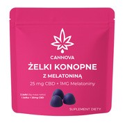 Cannova Żelki konopne z melatoniną, 3 szt.
