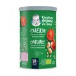 Gerber Organic, chrupki pszenno-owsiane pomidor, marchewka, 10 m+, 35 g