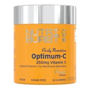 Nutriburst Optimum C, żelki, smak pomarańczowy, 60 szt.