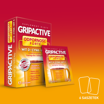 Gripactive Odporność Forte, proszek w saszetkach, 6 szt.