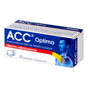 ACC Optima, 600 mg, tabletki musujące, 10 szt.