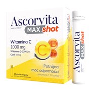 Ascorvita MAX shot, płyn doustny, 25 ml x 10 szt.