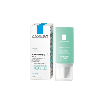 La Roche-Posay Hydraphase HA Rich, krem 72H intensywnego nawilżenia, 50 ml