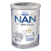 Nestle Nan Optipro Plus 1, 5 HMO, mleko początkowe dla niemowląt od urodzenia, 400 g