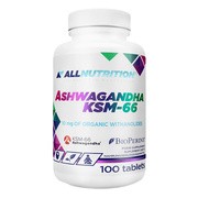 Allnutrition, Ashwagandha KSM-66, tabletki, 100 szt.