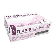 Mumu Plus Extra, nitrylowe rękawice diagnosytyczne, bezpudrowe, niebieskie, r. S, 100 szt.