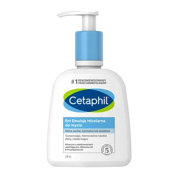 Cetaphil EM, emulsja micelarna do mycia, z pompką, 236 ml
