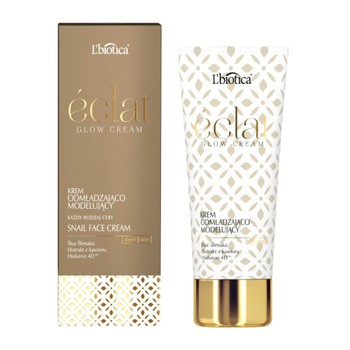 L`Biotica Eclat Glow Cream, krem odmładzająco-modelujący do twarzy, 50 ml