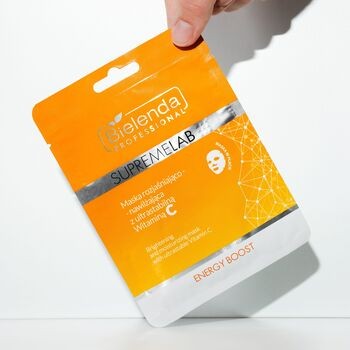 Bielenda Professional Supremelab Energy Boost, maska rozjaśniająco-nawilżająca, 1 szt.