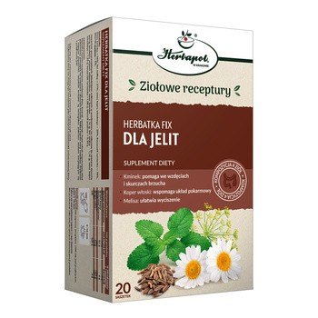 Herbatka Dla jelit, fix, 2 g, saszetki, 20 szt. (Herbapol Kraków)
