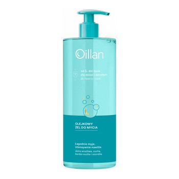 Zestaw Oillan, olejkowy żel do mycia, 750 ml + Baby, ochronne mleczko do ciała, 100 ml
