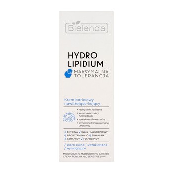 Bielenda Hydro Lipidium, krem barierowy nawilżająco-kojący, 50 ml