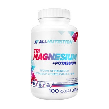 Allnutrition Tri Magnesium+Potassium, kapsułki, 100 szt.