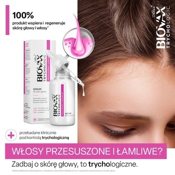 Biovax Trychologic Przesuszenie i Łamliwość, serum do skóry głowy, 50 ml