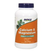 Now Foods, Calcium & Magnesium, tabletki, 250 szt.