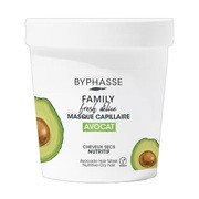 Byphasse Family Fresh, maska do włosów suchych, awokado, 250 ml