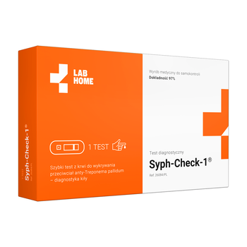 SYPH-Check-1, szybki test na kiłę (wczesna i późna infekcja), 1 szt.
