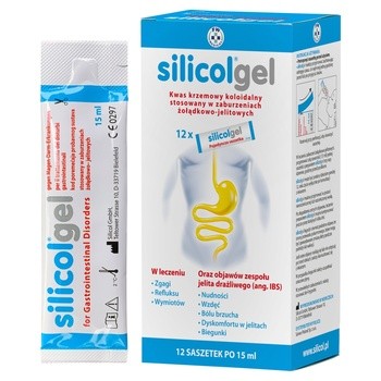 Silicolgel, żel doustny w saszetkach, 15 ml x 12 szt.