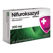 Nifuroksazyd Aflofarm, 200 mg, tabletki powlekane, 12 szt.