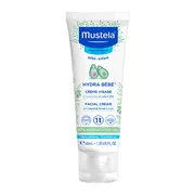 Mustela Hydra Bebe, krem do twarzy z organicznym awokado, 40 ml