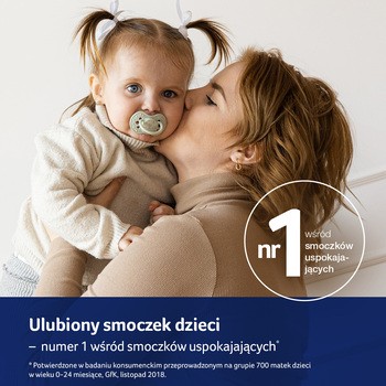 Canpol Lovi, smoczek silikonowy dynamiczny, Blossom Blue, 0-6 m, 2 szt.