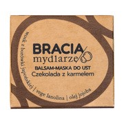 Bracia Mydlarze, balsam-maska do ust, Czekolada z karmelem, 15 ml