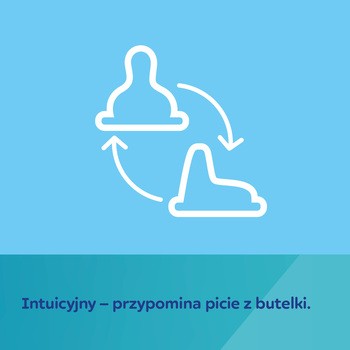 Canpol Easy Start, kubek treningowy, Exotic Animals, niebieski, 120 ml