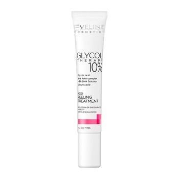 Eveline Cosmetics Glycol Therapy 10%, kwasowa kuracja peelingująca, 20 ml