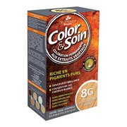 Color&Soin, farba do włosów, złocisty jasny blond (8G), 135ml