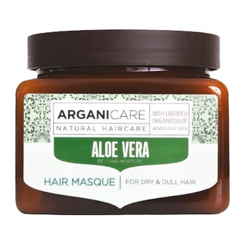Arganicare Aloe Vera, maska do włosów suchych i matowych, 500 ml